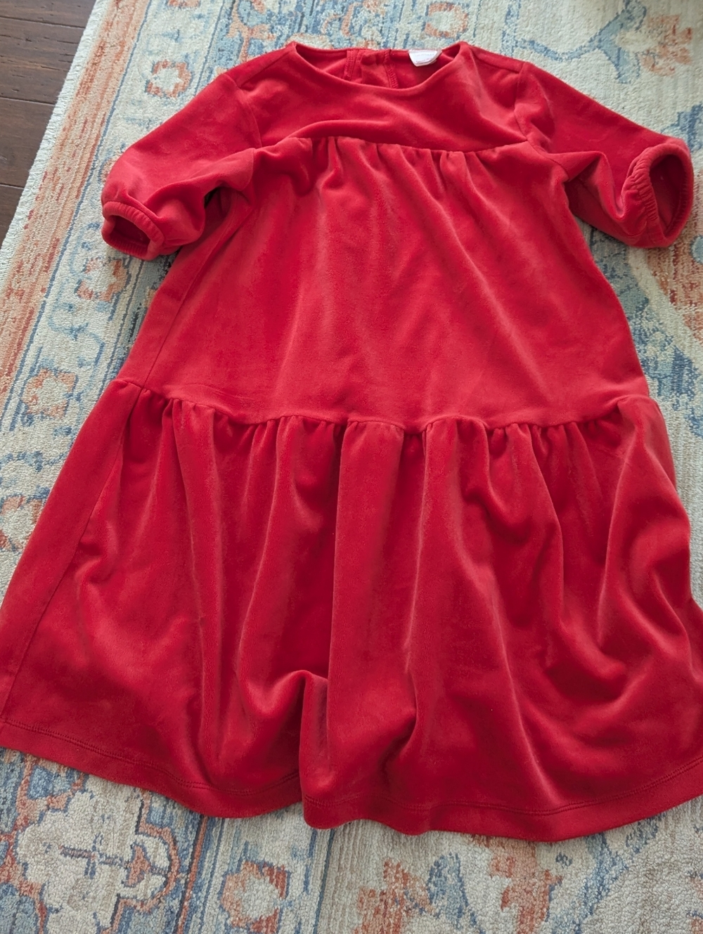 Hanna Andersson Red Velvet Dress